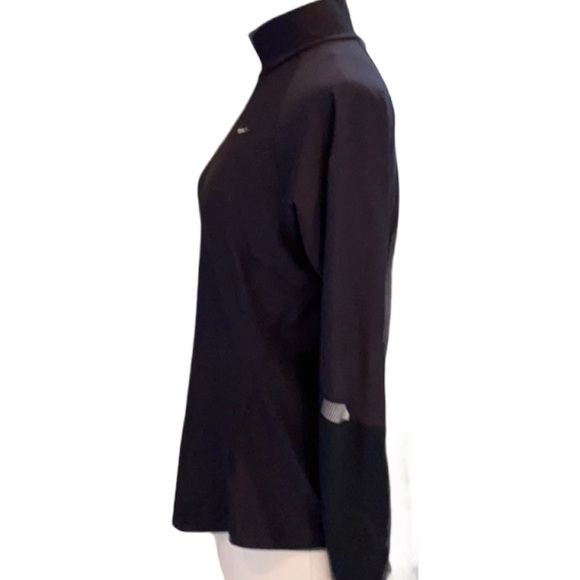 Nike dry fit top turtleneck Black Athletic SZ large - Picture 3 of 8